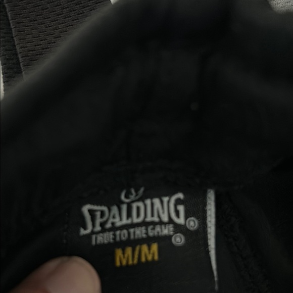 3 pair - Spalding Athletic Shorts - 2 Black/1 Gray - Picture 2 of 15